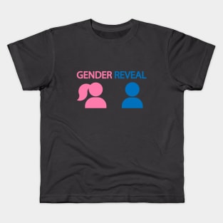 Gender reveal artistic design Kids T-Shirt